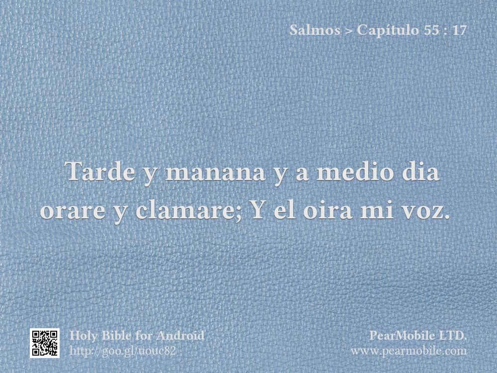 Salmos, Capítulo 55:17